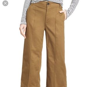 Madewell Langford wide leg crops size 28